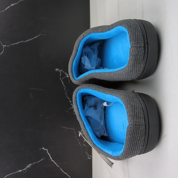 RockDove Men's Original Two-Tone Memory Foam Slipper Dark Gray/Blue sz 9-10(M) - Picture 5 of 10